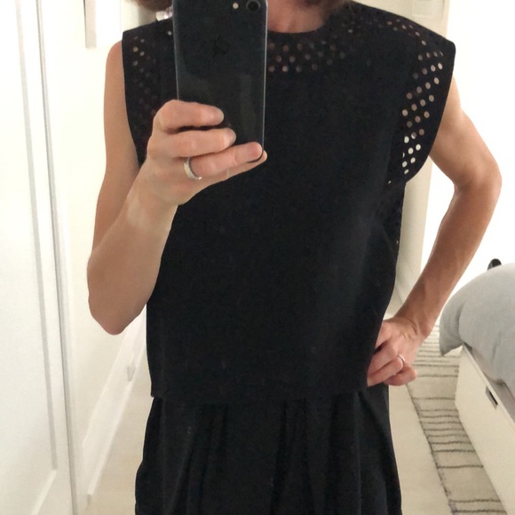 Philip Lim 3.1 laser cut out polka dot dress silk size 0 - Picture 3 of 10